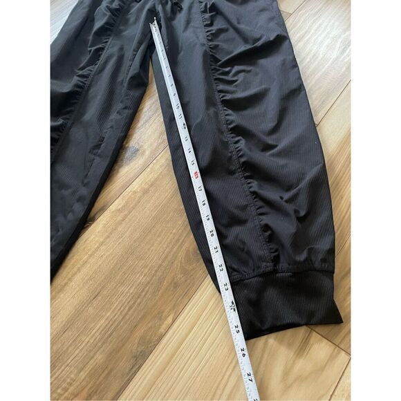 ANRABESS BLACK DRAWSTRING WOMEN’S BLACK JOGGERS - Picture 6 of 9
